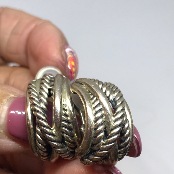 David Yurman Jewelry - David Yurman Crossover earrings